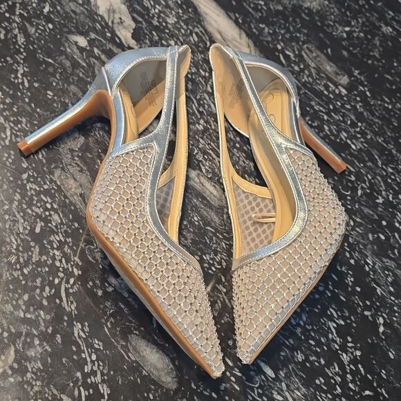 BRAND NEW JESSICA SIMPSON ELEGANT JEWEL STUDDED POINTED TOE STILETTO  SANDAL G1 - Picture 11 of 14